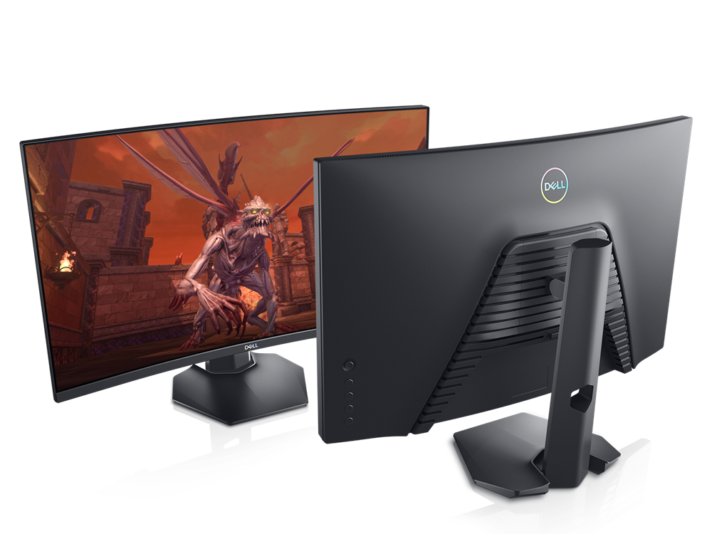 Dell 27" S2721HGF FHD VA 144Hz HDMI/DP fekete ívelt gamer LED monitor
