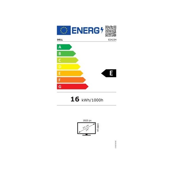 Dell 23,8" E2423H FHD VA DP/VGA fekete LED monitor
