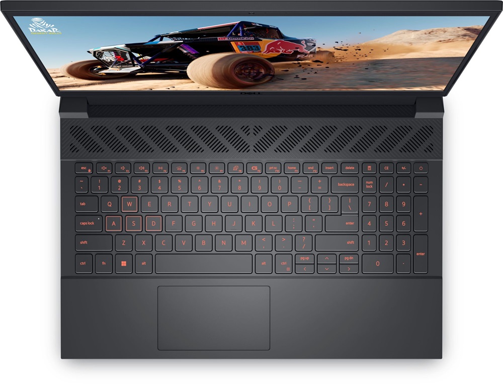 Dell G15 15,6"FHD-165Hz/Intel Core i5-13450HX/16GB/512GB/RTX 4050/Linux/szürke Gaming laptop