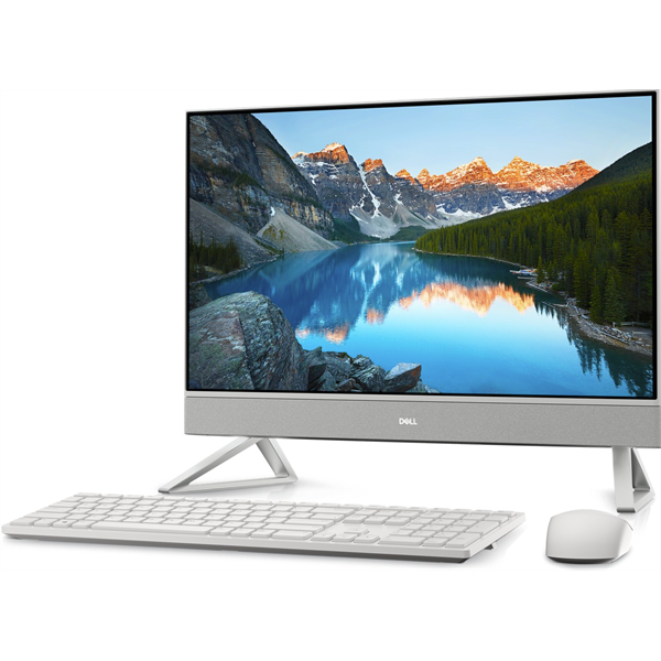 Dell Inspiron AIO DT 5420 23,8" FHD Touch, i5-1335U (4.6 GHz), 16GB, 512GB SSD, Intel UHD, Hun kb+mouse, Win11, Fehér