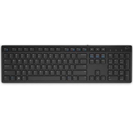 Dell KB216 US fekete vezetékes billentyűzet