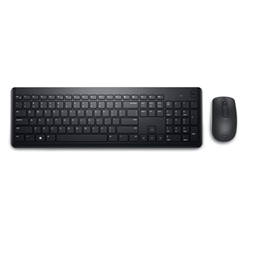 Dell KM3322W vezeték nélküli magyar membrán billentyűzet + egér fekete