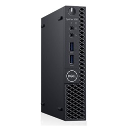 Dell OptiPlex 3060 Micro/i5-8th/16GB/512GB SSD/Win Pro COA/fekete asztali számítógép (Használt A+)