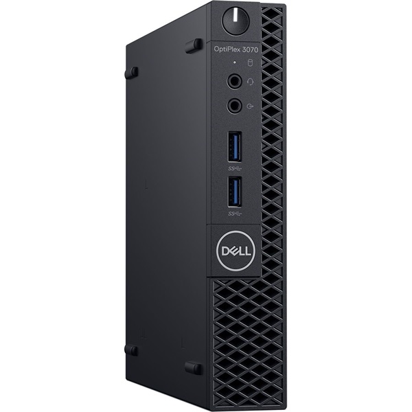 Dell OptiPlex 3070 Micro/i5-9th/16GB/256GB SSD/Win Pro COA/fekete asztali számítógép (Használt A+)