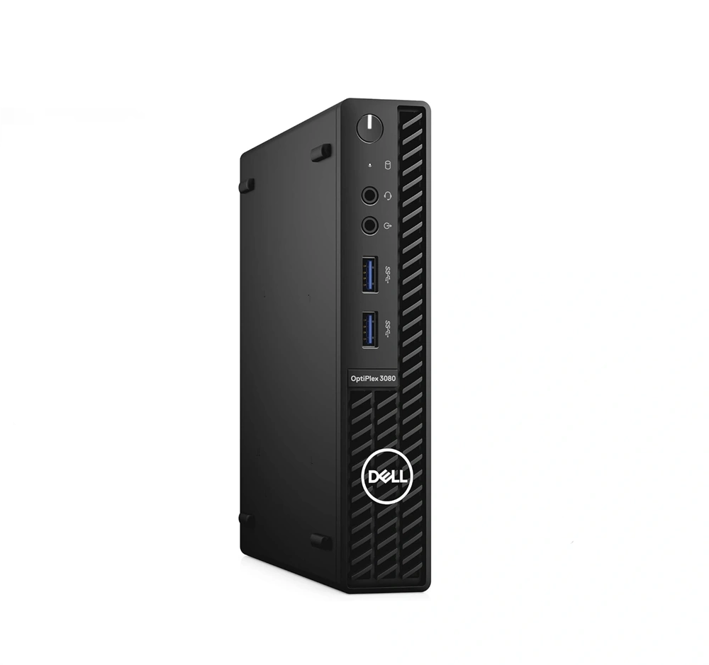 Dell OptiPlex 3080 Micro/i5-10th/16GB/256GB/Win Pro COA/fekete asztali számítógép (Használt A+)