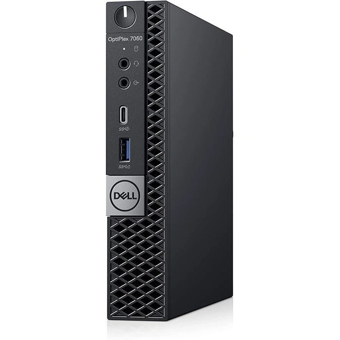 Dell OptiPlex 7060 Micro/i5-8th/8GB/256GB SSD/Win Pro COA/fekete asztali számítógép (Használt A+)