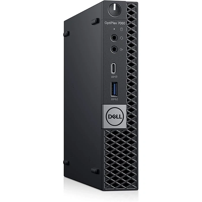 Dell OptiPlex 7060 Micro/i5-8th/8GB/256GB SSD/Win Pro COA/fekete asztali számítógép (Használt A+)