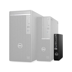 Dell Optiplex 5080 Micro/i5-10th/16GB/512GB SSD/Win Pro COA/fekete asztali számítógép (Használt A+,felújított)