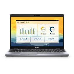 Dell Precision 3550 15"FHD/Intel Core i7-10gen/32GB/512GB/Int.VGA/Win Pro COA/ezüst laptop (Használt A)