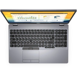 Dell Precision 3550 15"FHD/Intel Core i7-10gen/32GB/512GB/Int.VGA/Win Pro COA/ezüst laptop (Használt A)