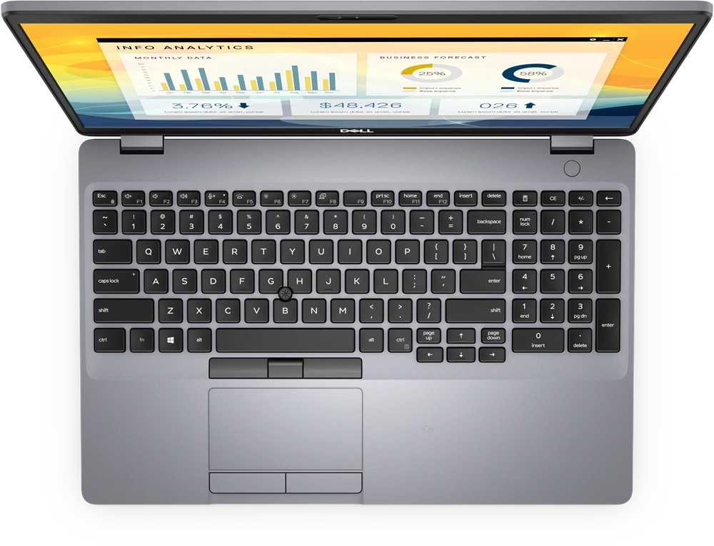 Dell Precision 3550 15"FHD/Intel Core i7-10gen/32GB/512GB/Int.VGA/Win Pro COA/ezüst laptop (Használt A)