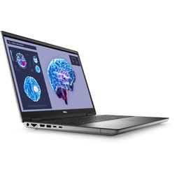 Dell Precision 7680 16"WUXGA/Intel Core i7-13850HX/64GB/512GB/RTX 4000 12GB/Win11 Pro/szürke laptop