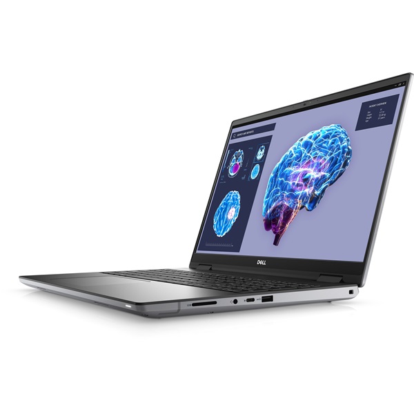 Dell Precision 7680 16"WUXGA/Intel Core i7-13850HX/64GB/512GB/RTX 4000 12GB/Win11 Pro/szürke laptop