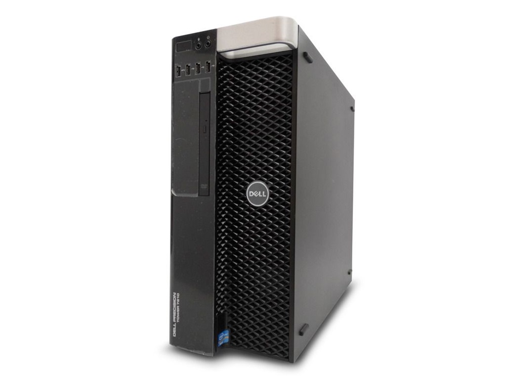 Dell Precision T7810 Workstation MT/2x Xeon E5-2609 v3/16GB/240GB SSD + 500GB HDD/Win Pro COA/fekete PC (Használt A)