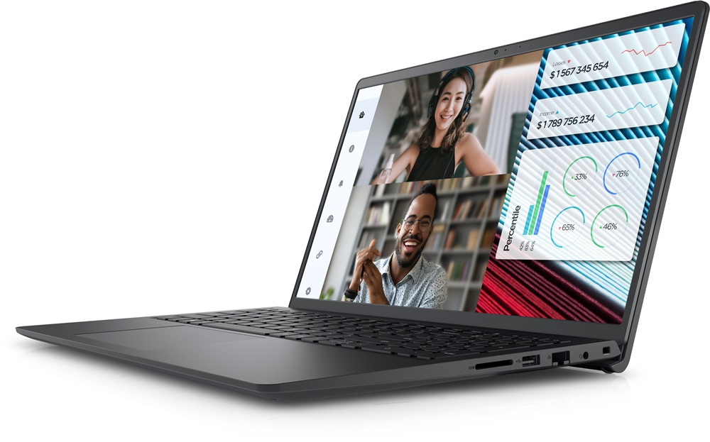 Dell Vostro 3520 15,6"FHD/Intel Core i3-1215U/8GB/512GB/Int.VGA/Linux/fekete laptop