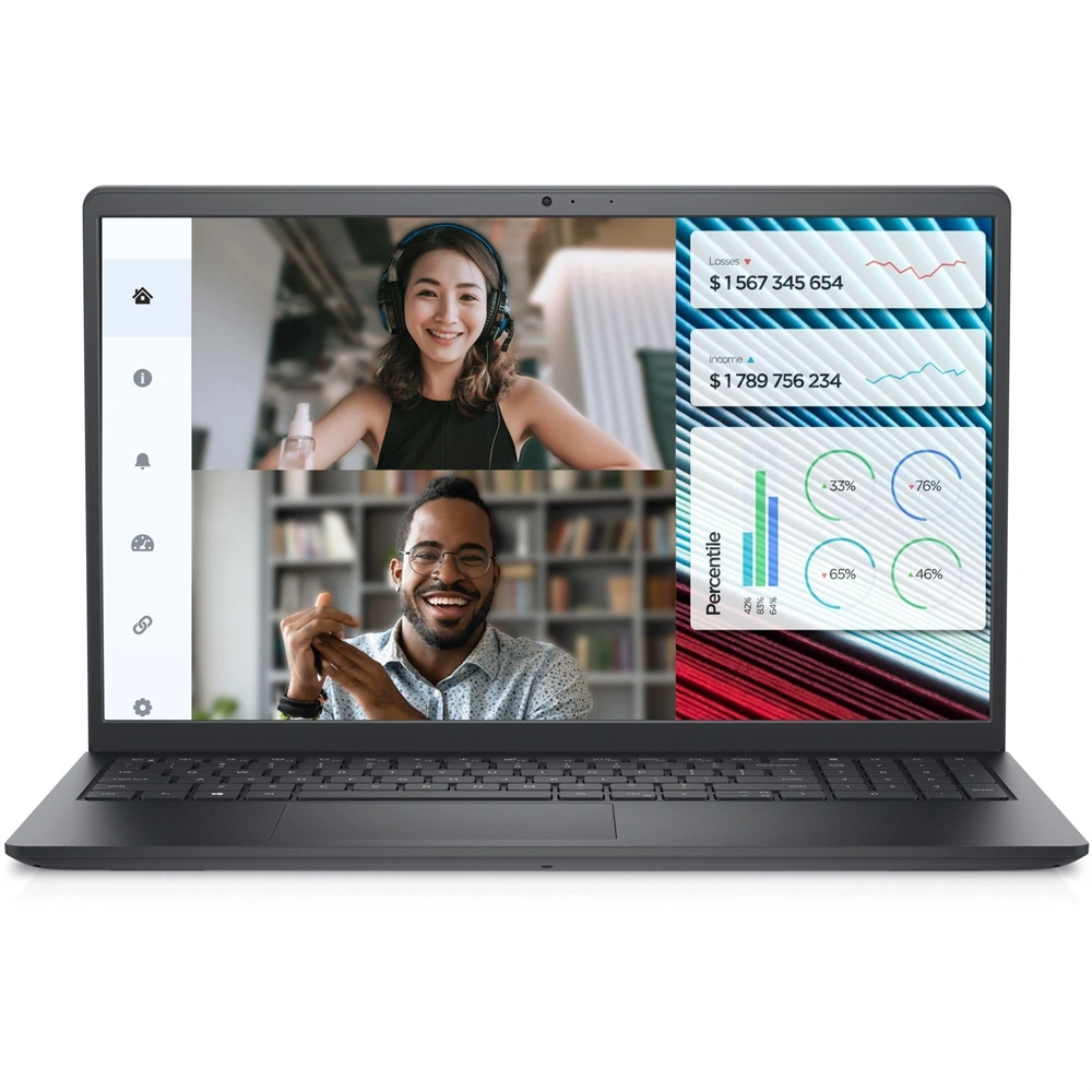 Dell Vostro 3520 15,6"FHD/Intel Core i5-1235U/16GB/512GB/Int.VGA/Win11 Pro/fekete laptop (Újszerű)