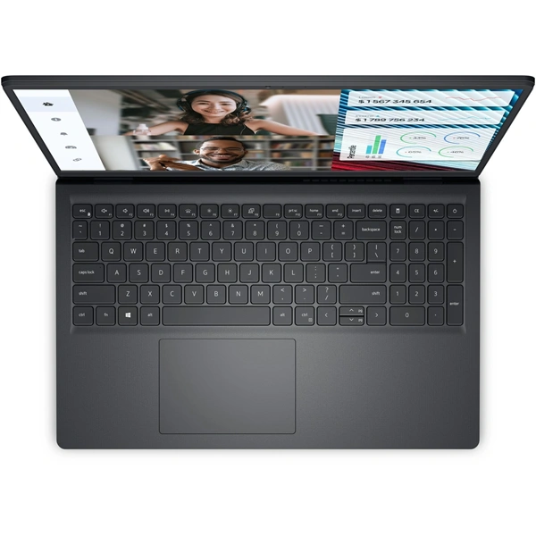 Dell Vostro 3520 15,6"FHD/Intel Core i5-1235U/16GB/512GB/Int.VGA/Win11 Pro/fekete laptop (Újszerű)
