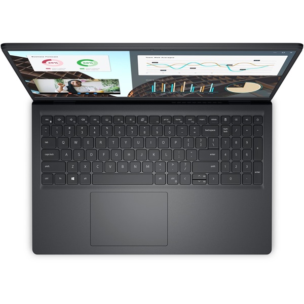 Dell Vostro 3530 15,6"FHD/Intel Core i5-1335U/16GB/512GB/Int.VGA/Linux/fekete laptop (Újszerű)