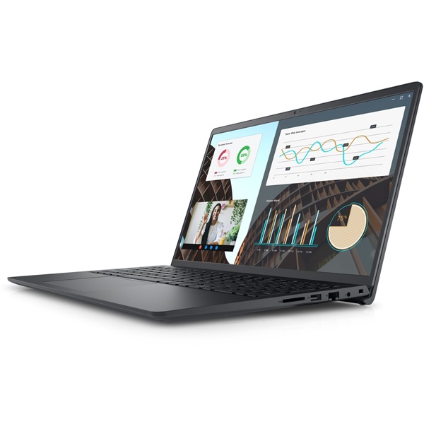 Dell Vostro 3530 15,6"FHD/Intel Core i5-1335U/16GB/512GB/Int.VGA/Linux/fekete laptop (Újszerű)