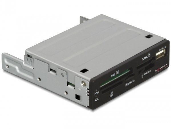 Delock 91674 43-az-1-ben (USB 2.0, 3.5”) kártyaolvasó + 1 db USB (2.0) port