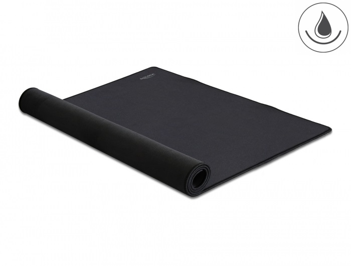 Delock 12027 900 x 500 mm méretű, vízlepergető gaming egérpad