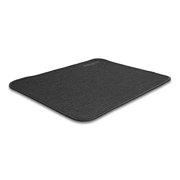 Delock 12112 Egér pad csillogó fekete 300 x 245 mm