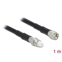 Delock 12437 Antenna kábel FME Jack > SMA Plug RG-58 1 m