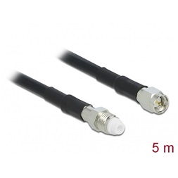 Delock 12449 Antenna Kábel FME Jack > SMA Plug RG-58 5 m