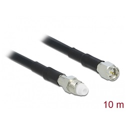 Delock 12451 Antenna Kábel FME Jack > SMA Plug RG-58 10 m