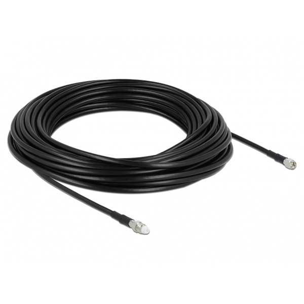 Delock 12452 Antenna Kábel FME Jack > SMA Plug RG-58 15 m