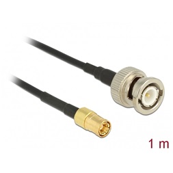 Delock 12492 Antennakábel BNC dugó > SMB dugó RG-174 1 m