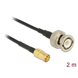 Delock 12497 Antenna Kábel BNC Plug > SMB Plug RG-174 2 m