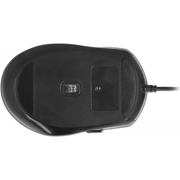 Delock 12621 5-gombos, kék színű optikai egér A-típusú USB csatlakozással