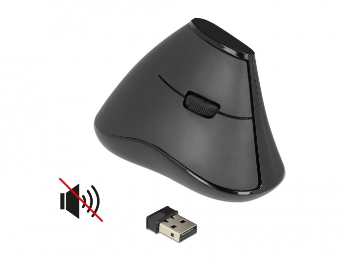 Delock 12622 vezeték nélküli ergonomikus optikai egér
