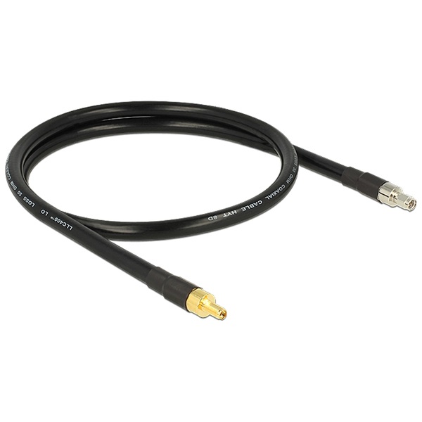 Delock 13005 Antennakábel SMA dugó > SMA Jack CFD400 LLC400 1 m alacsony veszteségű