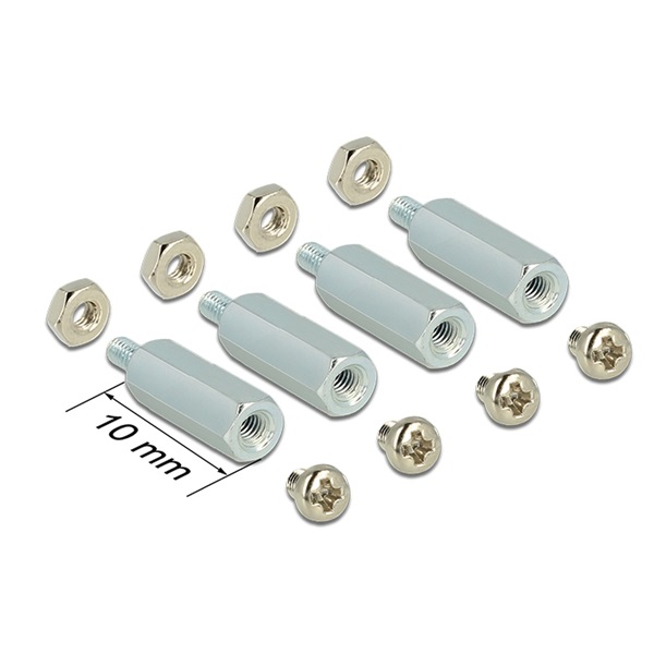 Delock 18214 Rögzítőkészlet Raspberry Pi-hez 10 mm