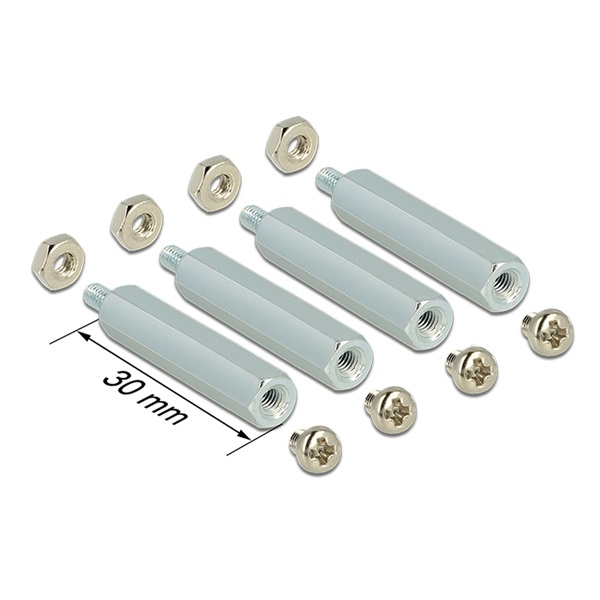 Delock 18215 Rögzítőkészlet Raspberry Pi-hez 30 mm