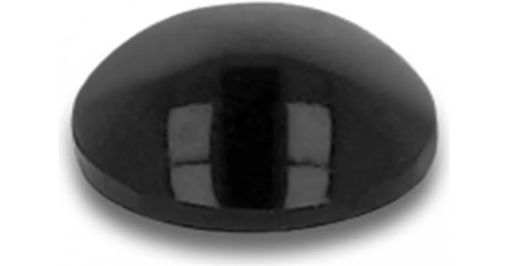 Delock 18306 Gumi alátét öntapadós 5 x 2 mm 100 db. fekete