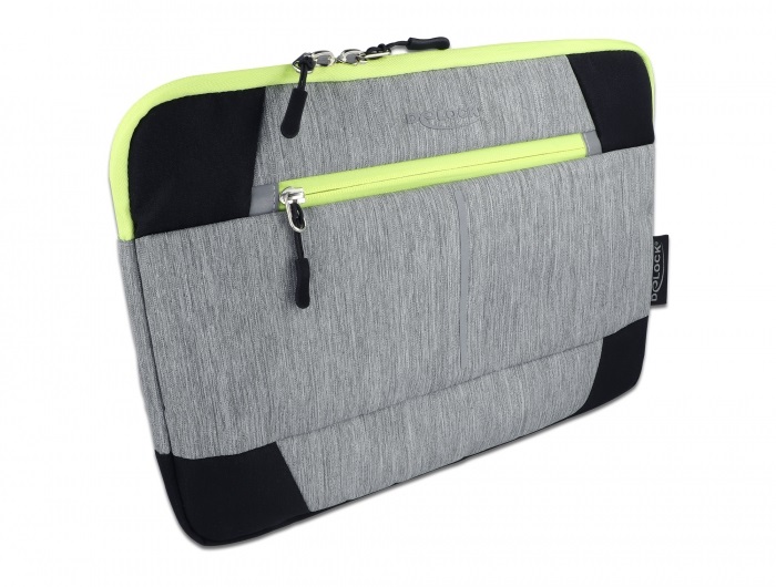 Delock 18410 13,3" szürke-sárga notebook táska