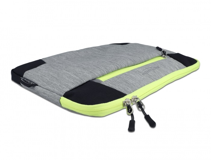 Delock 18410 13,3" szürke-sárga notebook táska