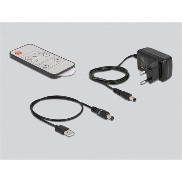 Delock 18685 HDMI UHD-kapcsoló, 5 x HDMI-bemenet > 1 x HDMI-kimenet, 4K
