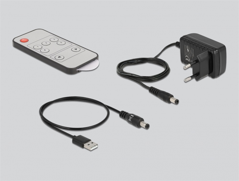 Delock 18685 HDMI UHD-kapcsoló, 5 x HDMI-bemenet > 1 x HDMI-kimenet, 4K