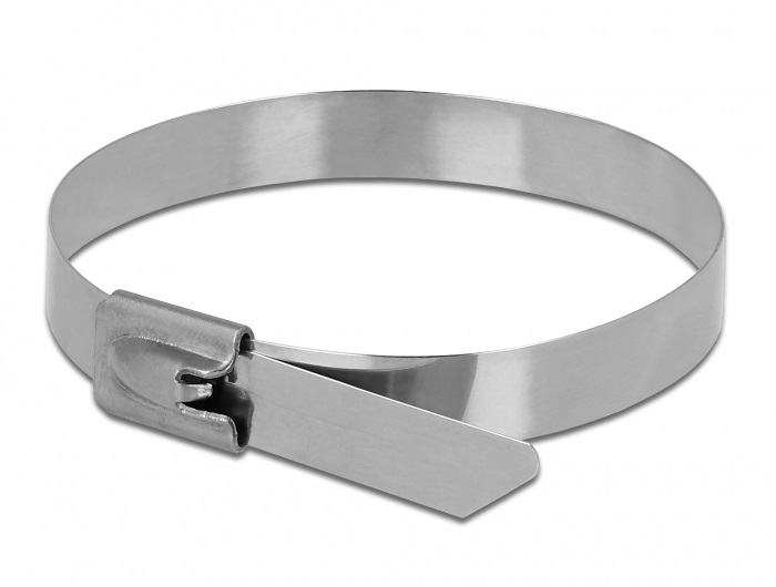 Delock 18771 200x7,9mm 10db rozsdamentes acél kábelkötegelő