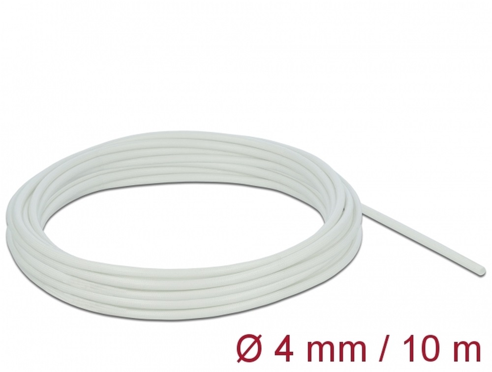 Delock 18927 Üvegszálas borítás 10 m x 4 mm fehér