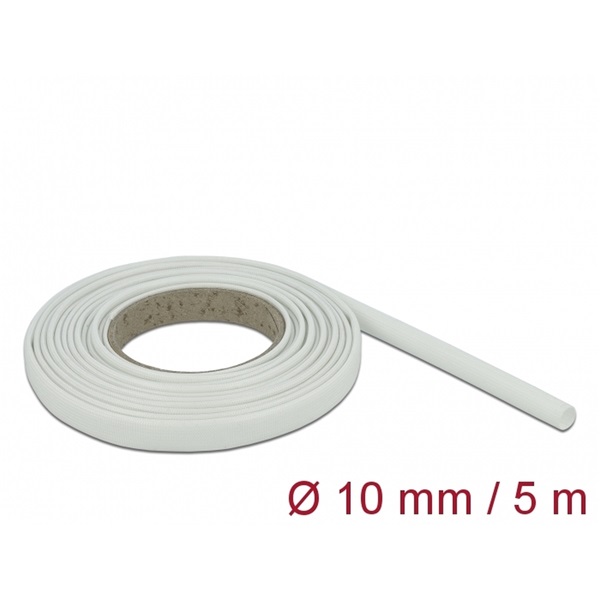 Delock 18935 Üvegszálas borítás 5 m x 10 mm fehér