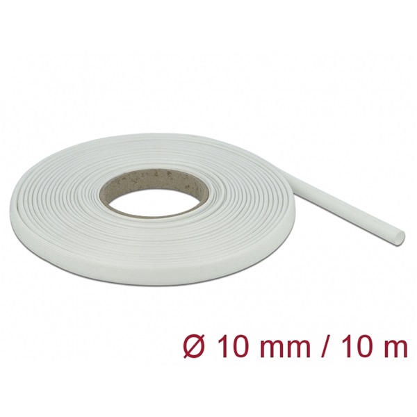 Delock 18936 Üvegszálas borítás 10 m x 10 mm fehér