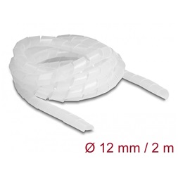 Delock 19038 Spirál flexibilis tömlő 2 m x 12 mm áttetsző