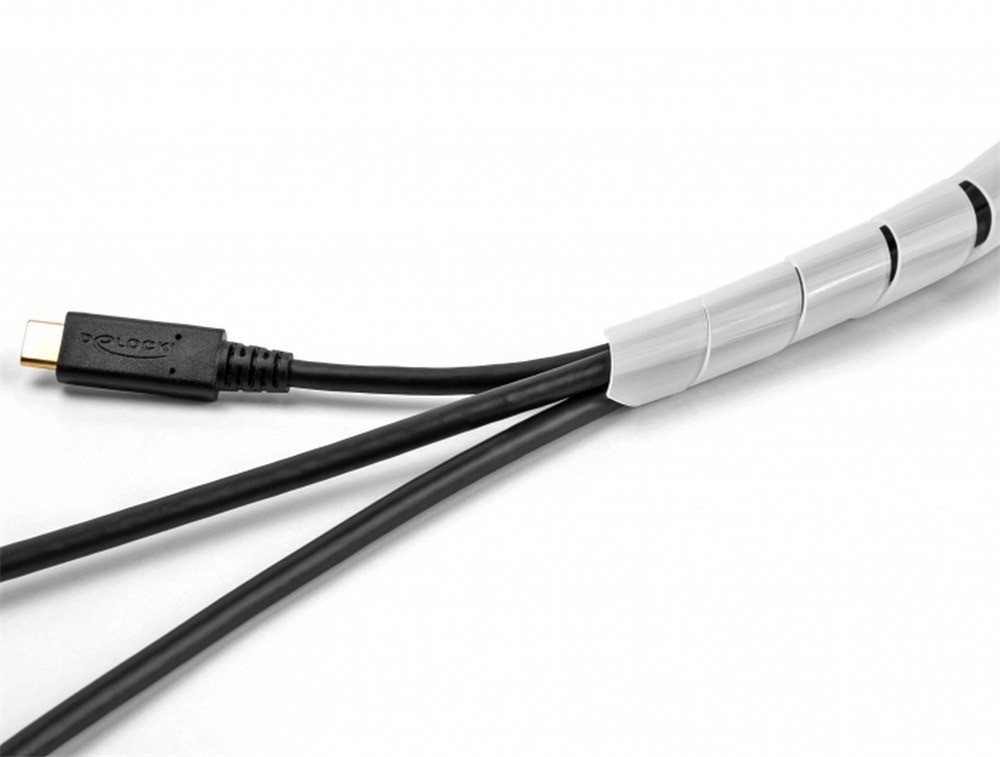 Delock 19058 Spirál flexibilis tömlő 2 m x 16 mm áttetsző