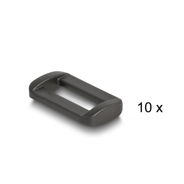 Delock 19112 öntapadós szalag feltekercselve övvel Hx 5 m, Sz 20 mm fekete színű