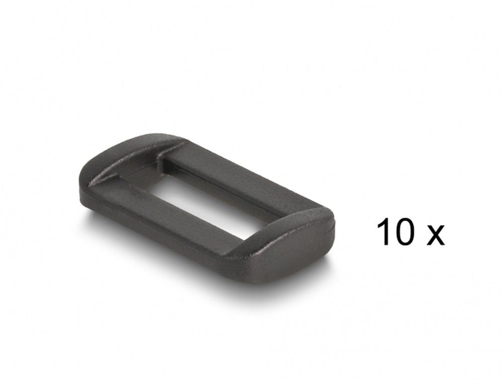 Delock 19112 öntapadós szalag feltekercselve övvel Hx 5 m, Sz 20 mm fekete színű